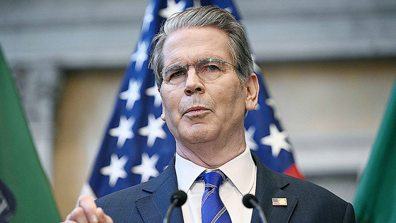 ベッセント米財務長官　AFP＝聯合ニュース