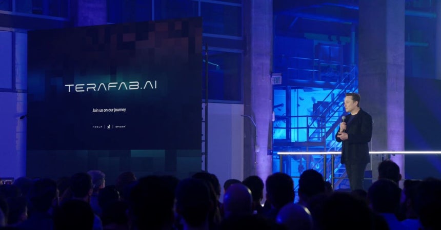 テスラのイーロン・マスク最高経営責任者（CEO）が21日、テラファブプロジェクトを発表した。［写真 X］