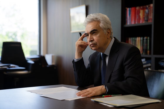 国際エネルギー機関（IEA）のファティ・ビロル（Fatih Birol）事務局長。中央フォト