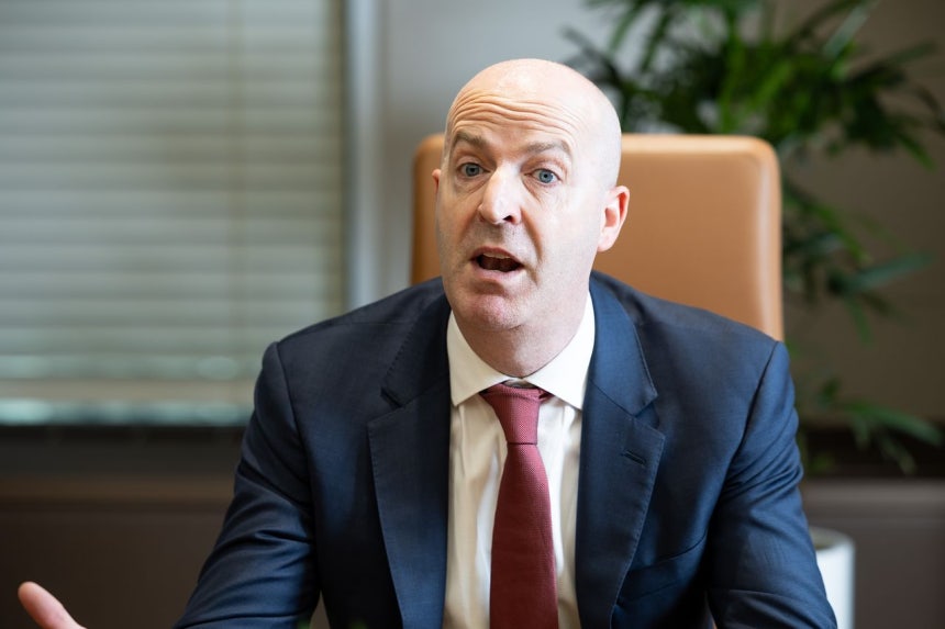  17日にソウルの韓国投資証券本社で中央日報取材陣と会ったJPモルガンのダン・ワトキンス氏。一部の内容は書面インタビューで補完した。ウ・サンジョ記者