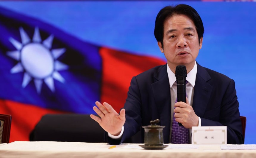 台湾の頼清徳総統 ［EPA＝聯合ニュース］