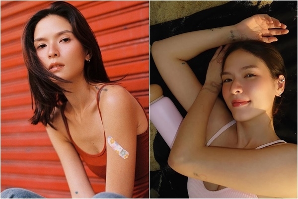   救助隊員による性的被害を訴えたタイの女優。［SNS キャプチャー］