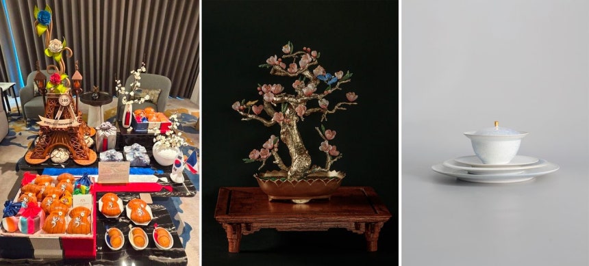    李在明大統領夫妻がエマニュエル・マクロン仏大統領夫妻のために準備した贈り物。ニュース1