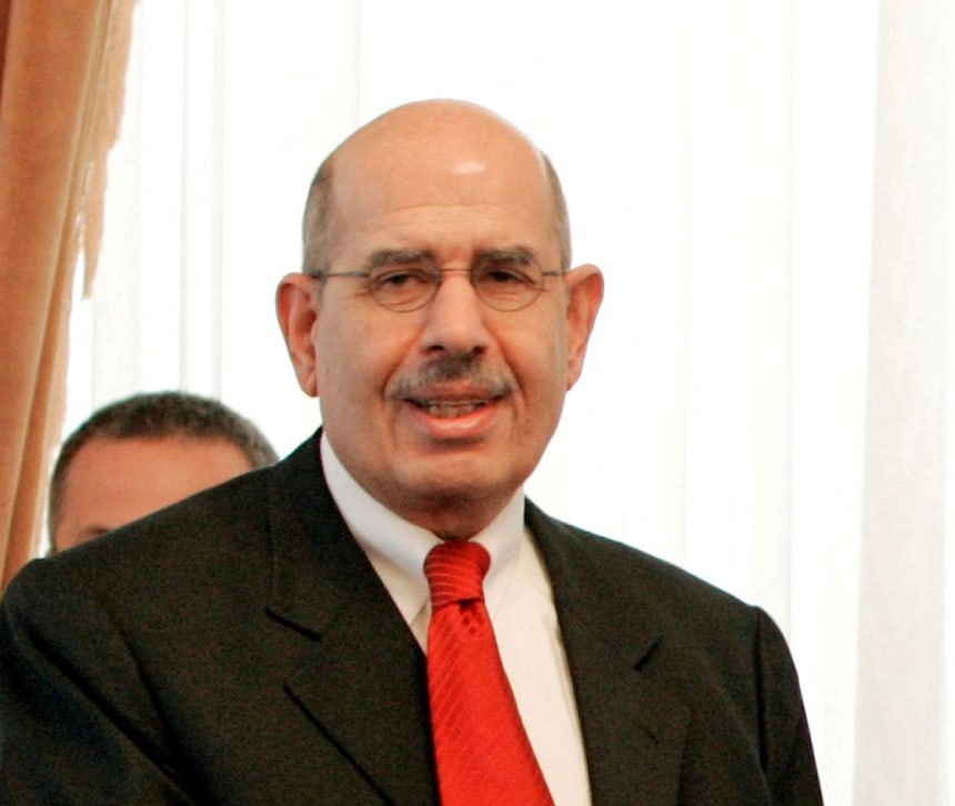 モハメド・エルバラダイ前国際原子力機関（IAEA）事務総長．［写真 ロイター＝聯合ニュース］