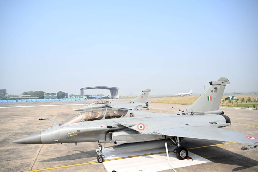 インド空軍がフランスから直接導入したラファール戦闘機 ［インド国防省］