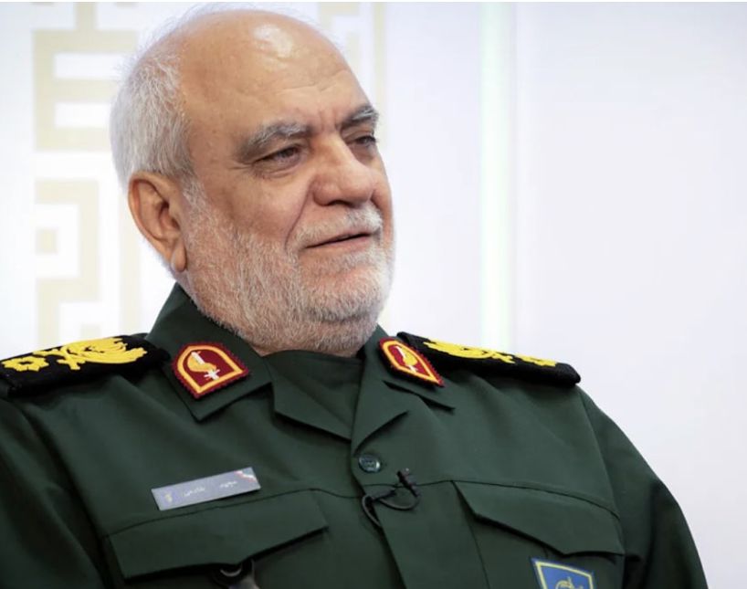 イラン革命防衛隊（IRGC）情報機関のトップ、マジド・カデミ少将。［SNS キャプチャー］