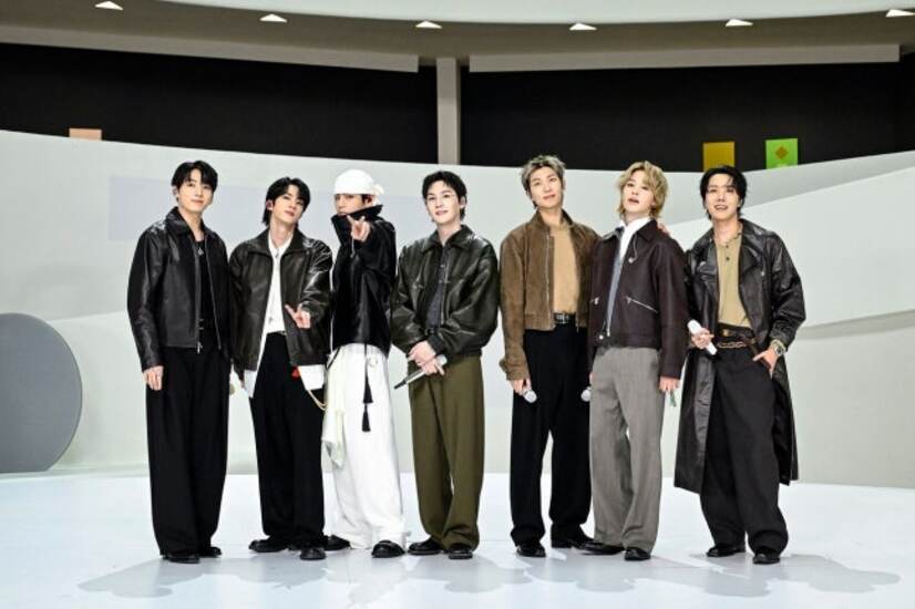 グループBTS（防弾少年団）。［聯合ニュース］