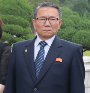 北朝鮮の張金哲（チャン・グムチョル）第1外務次官兼労働党10局長 ［青瓦台写真記者団］