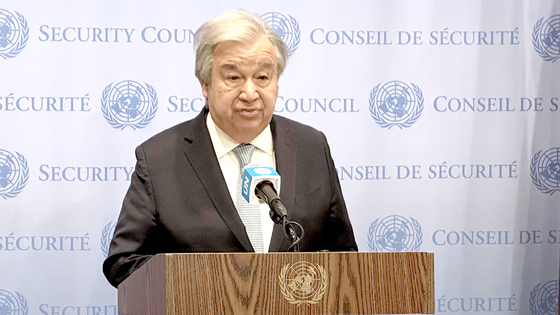 国連のアントニオ・グテーレス事務総長 ［聯合ニュース］