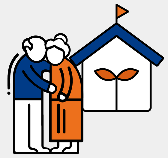 住宅年金は本人所有の家で暮らしながら貸付金を年金のように受け取れる商品だ。［写真 韓国住宅金融公社］