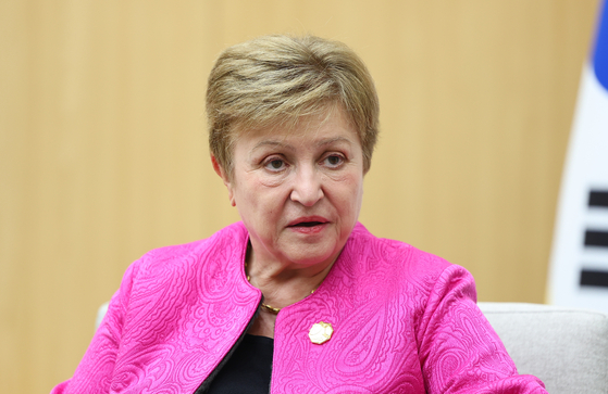 クリスタリナ・ゲオルギエバ国際通貨基金（IMF）総裁。［聯合ニュース］