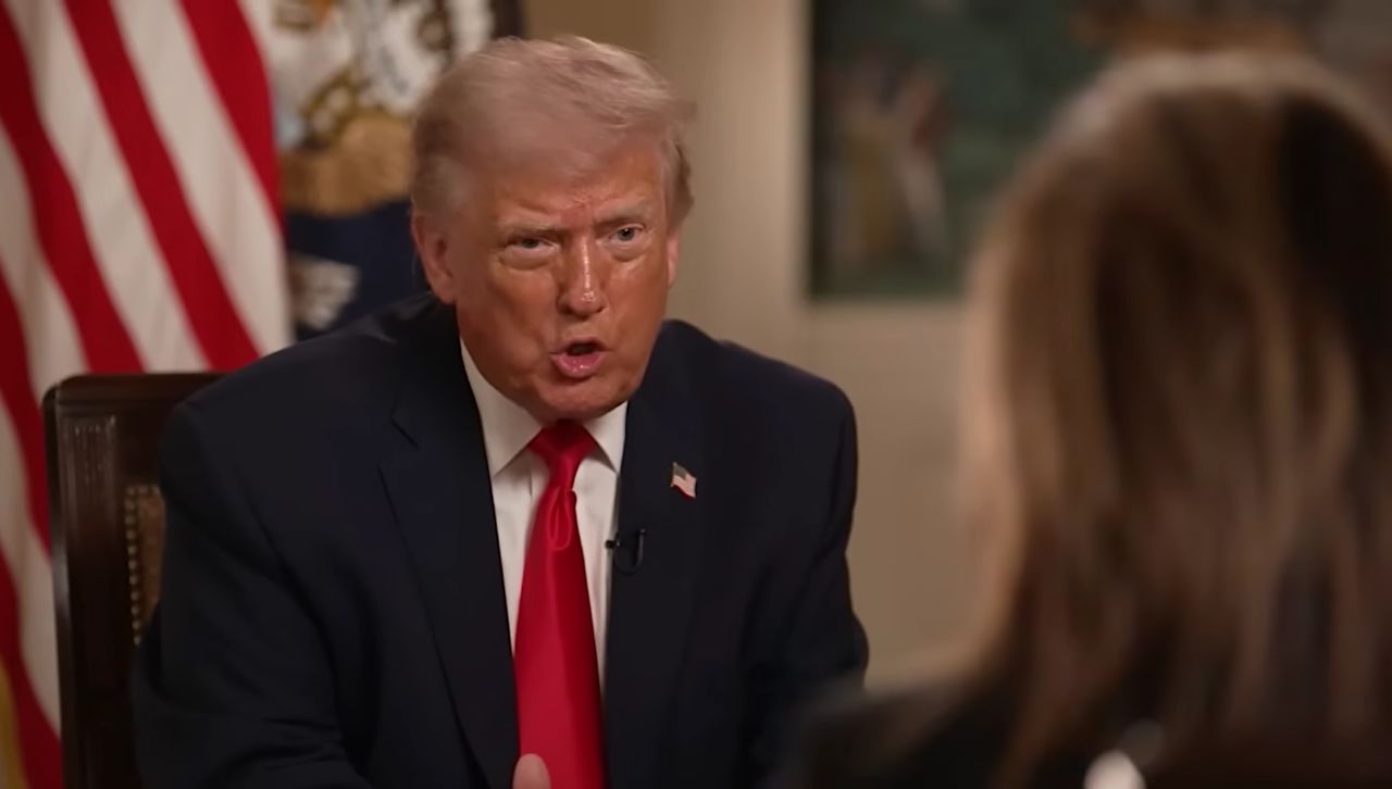 14日（現地時間）、米国ワシントンD．C．のホワイトハウスで、ドナルド・トランプ米国大統領がフォックス・ビジネスのインタビューに応じている。このインタビューは翌日午前、フォックス・ビジネスの番組『モーニング・ウィズ・マリア（Mornings with Maria）』で放送された。［写真 フォックス・ビジネス画面 キャプチャー］