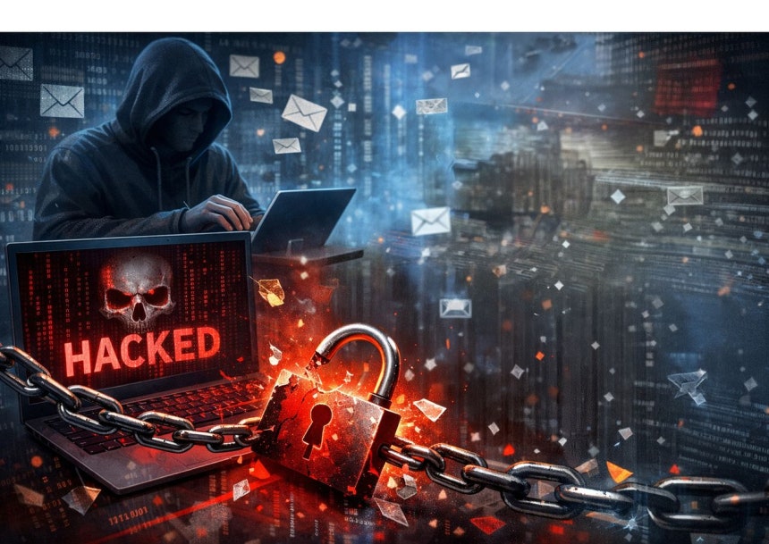 個人情報ハッキング犯罪露出イメージ 中央フォト