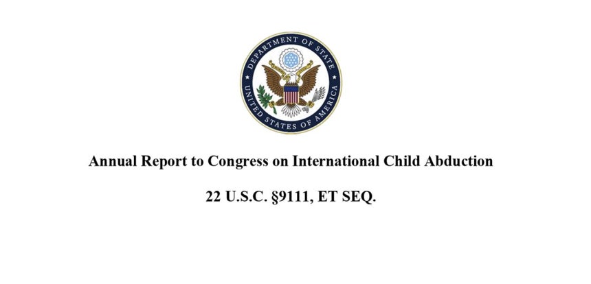 米政府が韓国を5年連続でハーグ条約（国際的な子の奪取の民事上の側面に関する条約）の「不履行国」に指定した。［写真 米国務省 キャプチャー］
