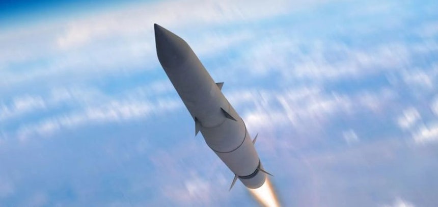  米国と日本が共同開発中の極超音速迎撃ミサイル（GPI） ［写真 ノースロップ・グラマン］ 