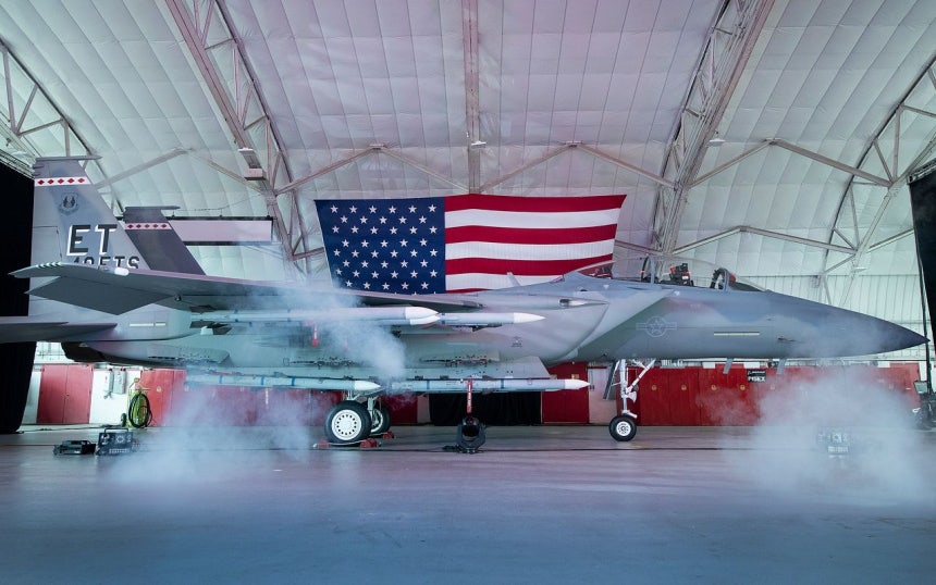 2021年4月の命名式で公開されたF－15EX ［写真 米空軍］