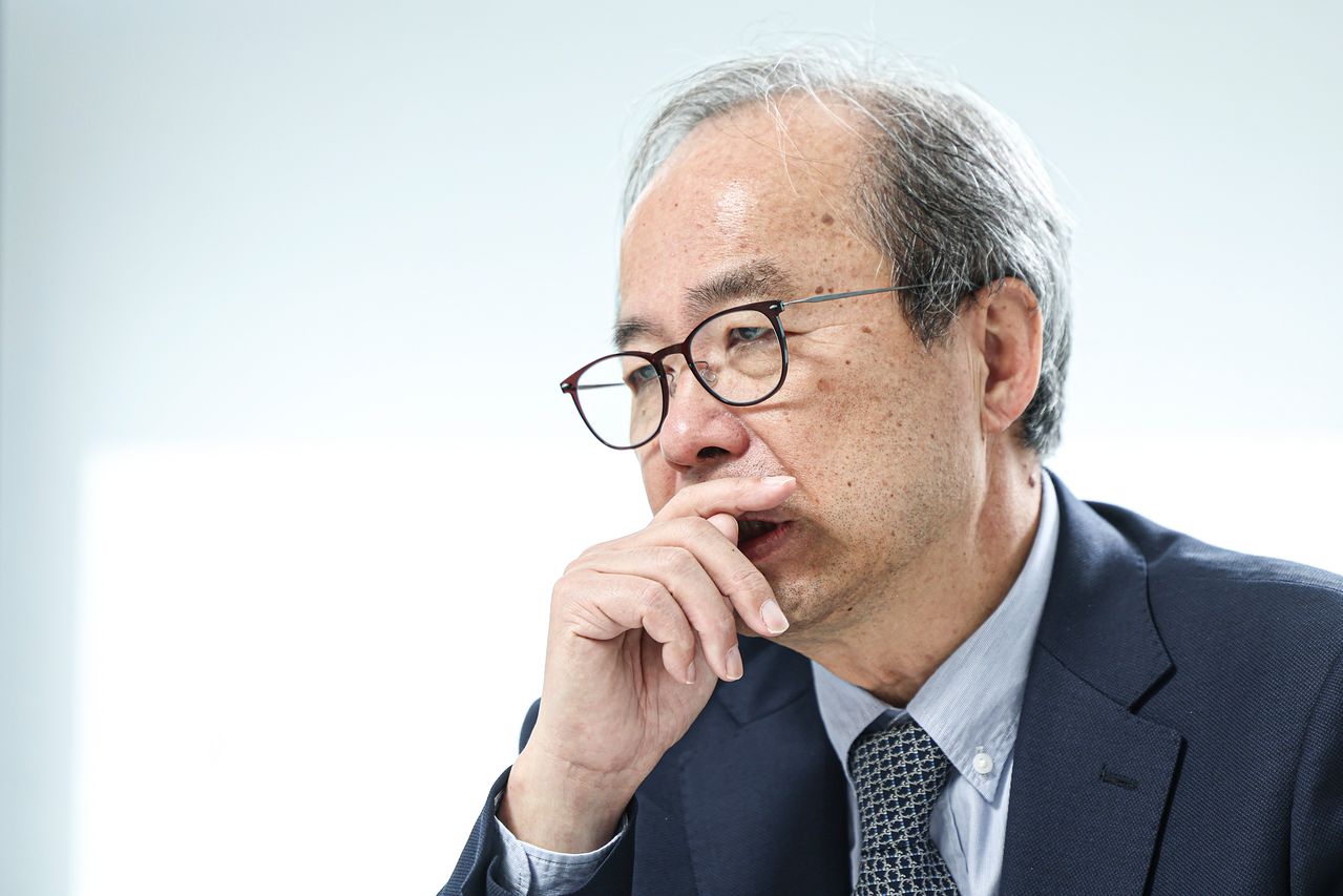  KAIST電機・電子工学部の金禎浩教授がHBMなど韓国の半導体の見通しについて中央日報とのインタビューに応じている。キム・ギョンロク記者