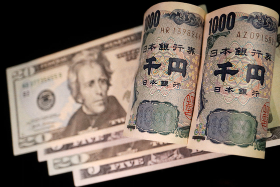 29日（現地時間）、ニューヨーク外国為替市場で1ドル＝160円48銭まで円安ドル高が進んだ。［ロイター＝聯合ニュース］