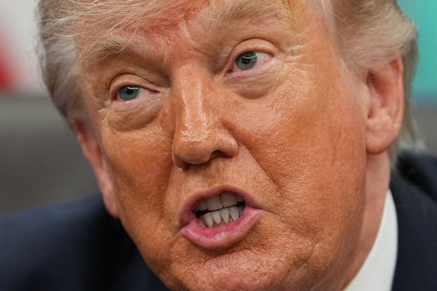 ドナルド・トランプ米国大統領。AP＝聯合ニュース