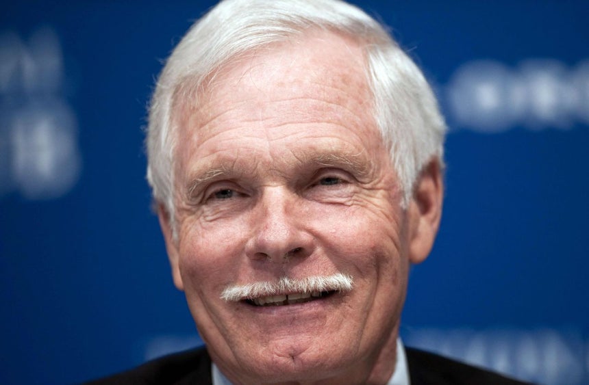  CNN創業者テッド・ターナー氏。［写真 AFP＝聯合ニュース］
