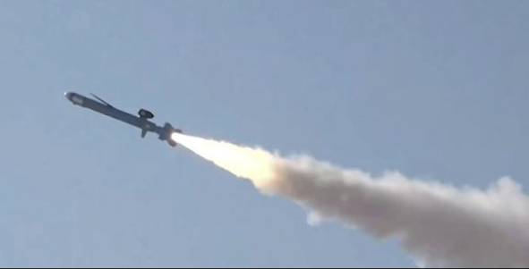 イラン・イスラム革命防衛隊のミサイル資料写真。EPA＝聯合ニュース