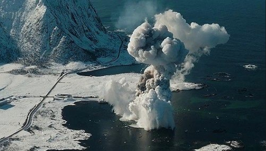 ノルウェーの北極圏にあるアンドーヤ島のロケット発射場の資料写真。EPA＝聯合ニュース