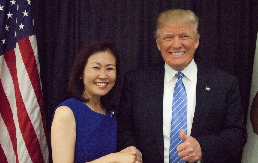 駐韓米国大使に指名されたミシェル・スティール元下院議員は、ドナルド・トランプ大統領と「常時通話」が可能な「大統領の側近」に分類される。ミシェル・スティール氏は20日（現地時間）の人事聴聞会を控えている。［写真 ミシェル・スティール氏のXアカウント］