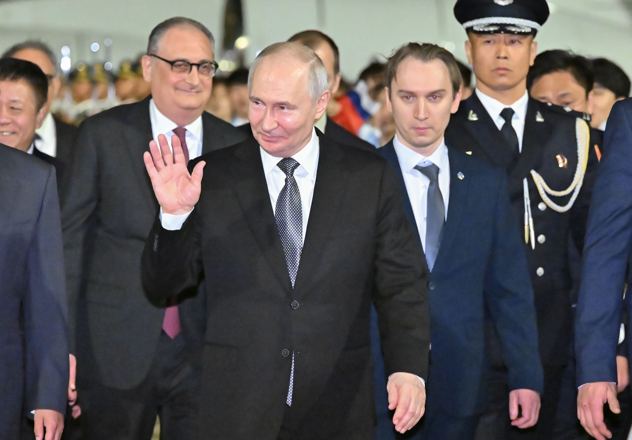   中国を国賓訪問したロシアのプーチン大統領 ［新華＝聯合ニュース］