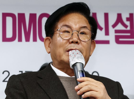 6・3地方選挙ソウル麻浦（マポ）区長選挙に出馬した朴康洙（パク・ガンス）国民の力候補。ニュース1
