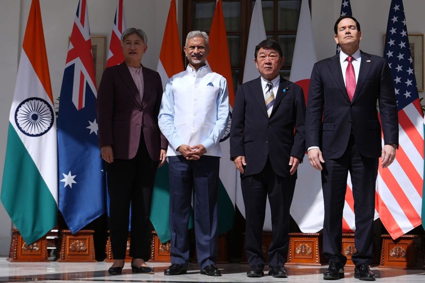クアッド外相会合 ［AP＝聯合ニュース］