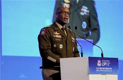 在韓米軍のブランソン司令官。［写真 聯合ニュース］
