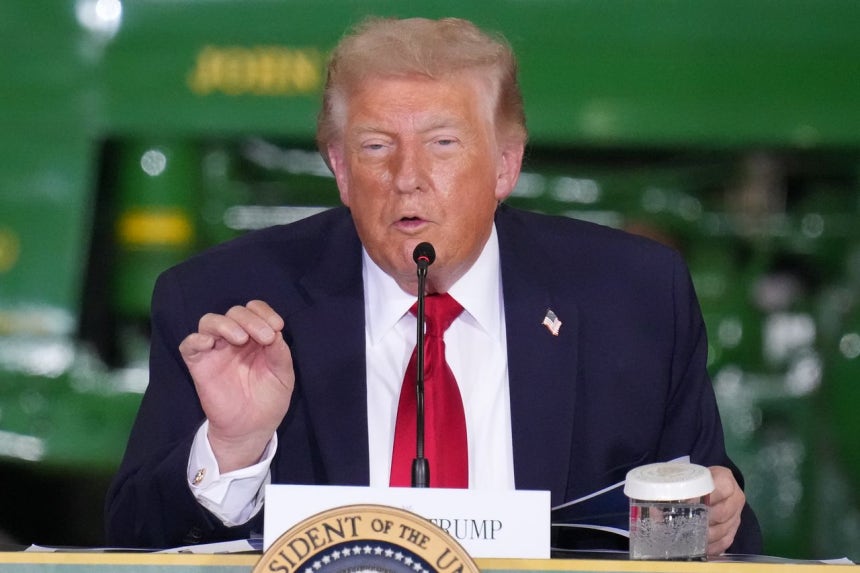 トランプ米大統領［写真 AP＝聯合ニュース］