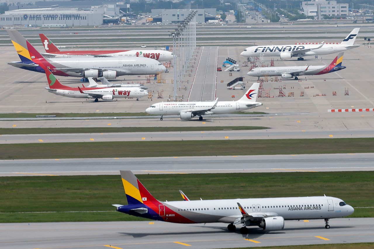  先月25日午後の仁川国際空港［写真 ニュース1］