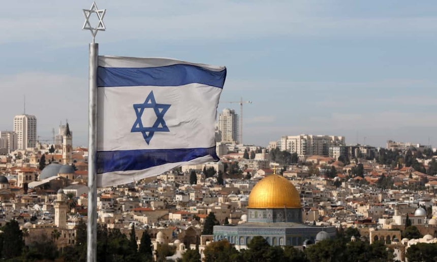 イスラエルの国旗。EPA＝聯合ニュース