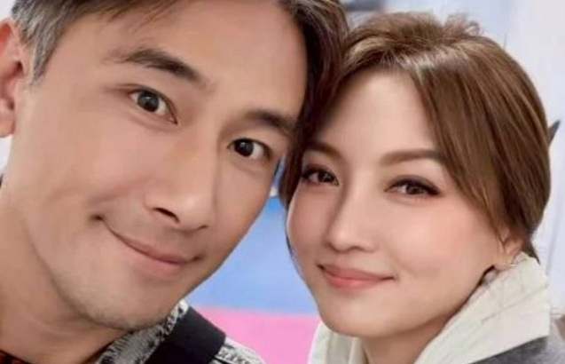  台湾の人気俳優・傅子純さん（左）と妻。［写真 SNS］