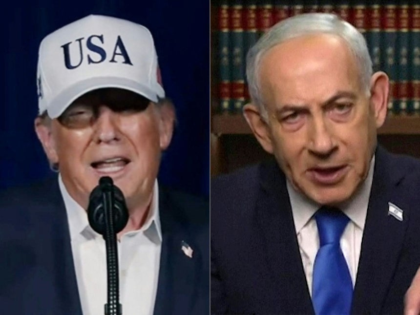 トランプ米大統領とイスラエルのネタニヤフ首相 ［AFP＝聯合ニュース］