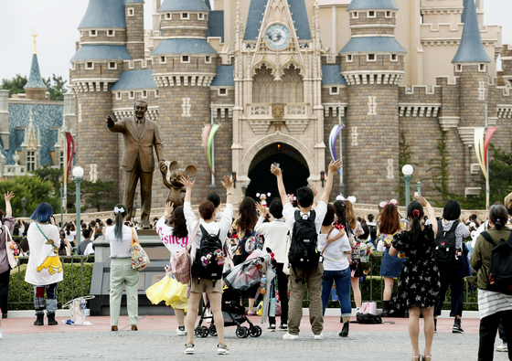 東京ディズニーランド。［AP＝聯合ニュース］