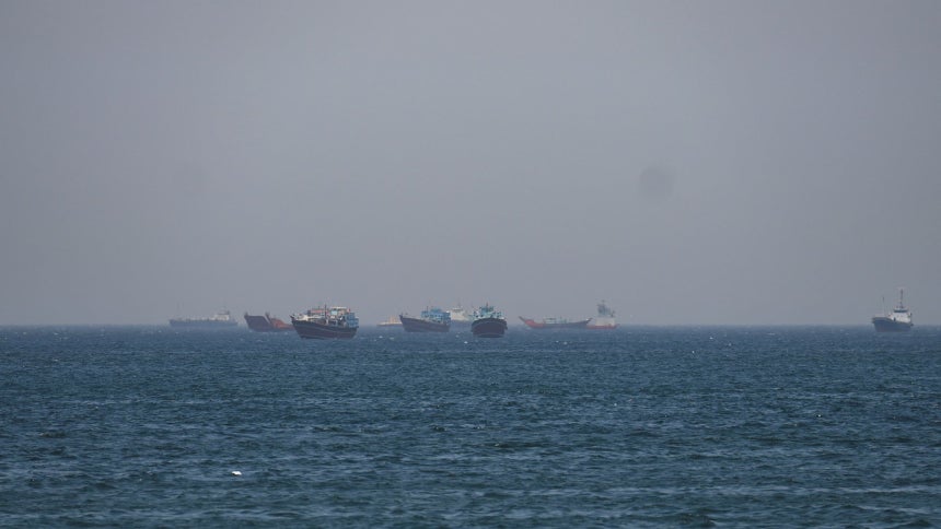ホルムズ海峡。ロイター＝聯合ニュース