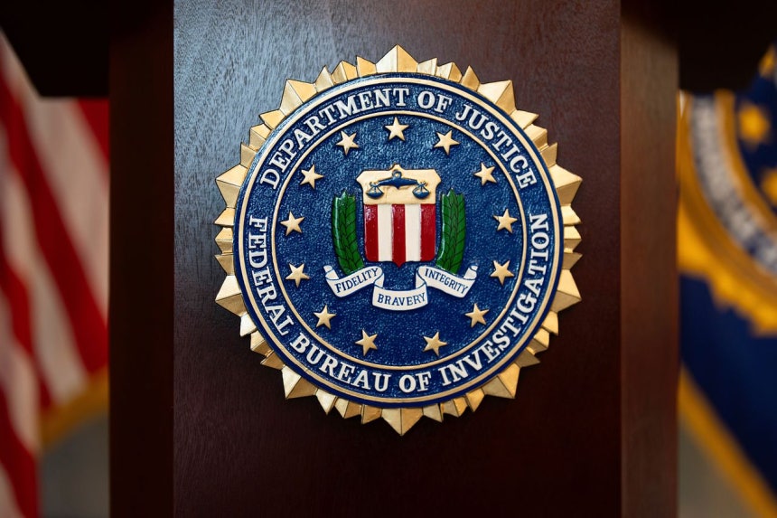 米連邦捜査局（FBI）のロゴ。［AP＝聯合ニュース］