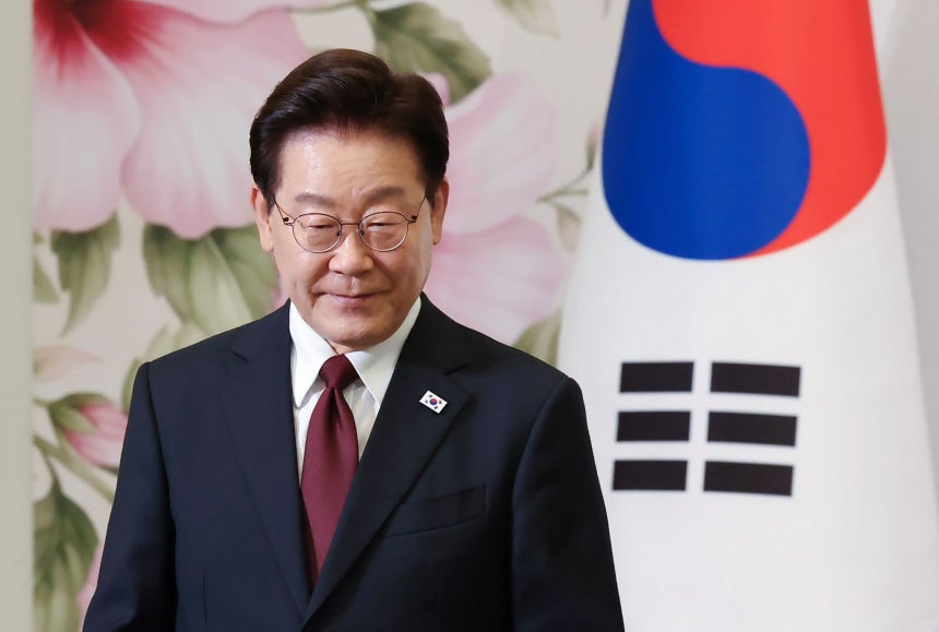 李在明（イ・ジェミョン）大統領 ［青瓦台写真記者団］