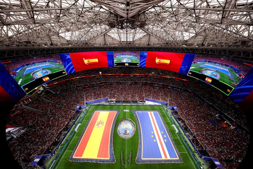 2026北中米W杯の試合が開催されたアトランタ競技場 ［AFP＝聯合ニュース］