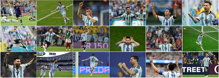 20年前の2006年からW杯でメッシが見せた18回のゴールパフォーマンス ［AFP＝聯合ニュース］