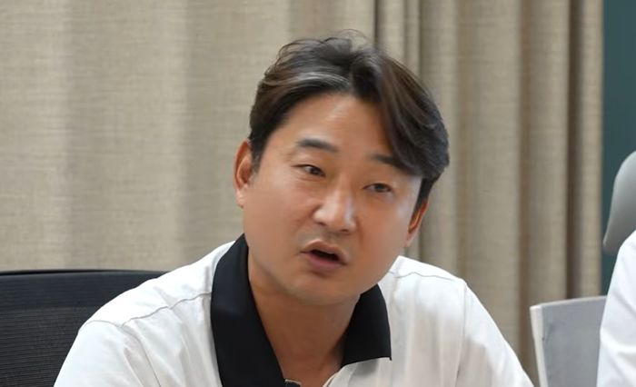 2002韓日W杯メンバーの李天秀（イ・チョンス）が洪明甫（ホン・ミョンボ）監督を批判した。 ［ユーチューブ キャプチャー］