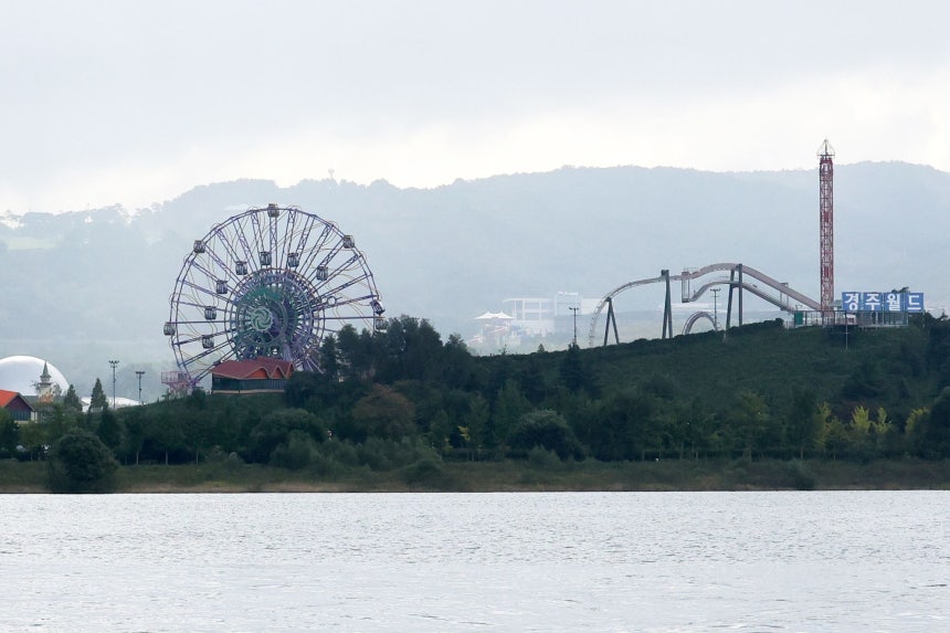 韓国・慶州（キョンジュ）の遊園地「慶州ワールド」。聯合ニュース