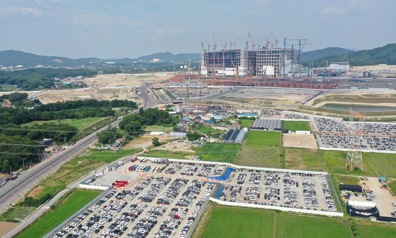  京畿竜仁市の半導体クラスター一般産業団地。［写真 ニュース1］