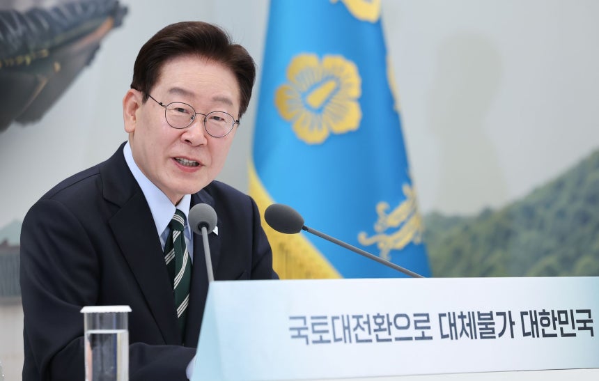 李在明（イ・ジェミョン）大統領 ［聯合ニュース］