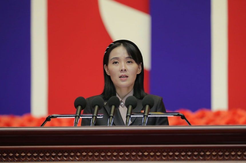 北朝鮮の金与正（キム・ヨジョン）労働党中央委員会副部長。ニュース1