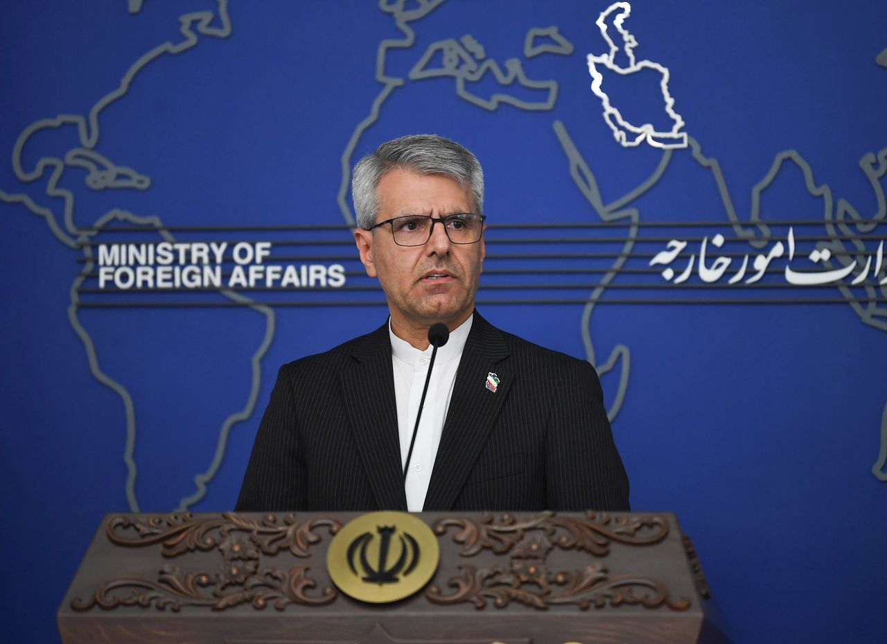   イラン外務省のバガイ報道官。［写真 新華社通信＝聯合ニュース］