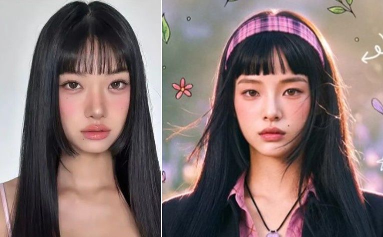  中国のAI女優‌の方桃子。［写真 方桃子の抖音アカウント・SCMPキャプチャー］
