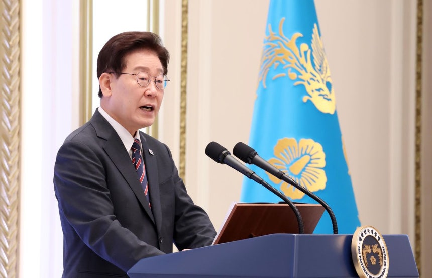 李在明（イ・ジェミョン）大統領［写真 青瓦台写真記者団］